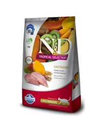 N&d - Tropical Selection Gato Adulto Castrado Pollo, Cereales Y Fruta Tropicales 1.5kg