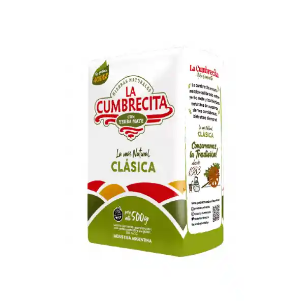 Yerba Mate La Cumbresita Clásica Con Hierbas Aromaticas.