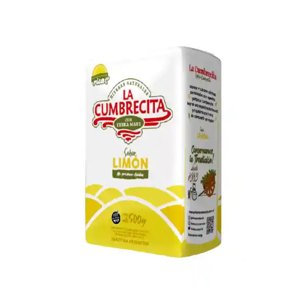 Yerba Mate La Cumbresita Sabor Limón