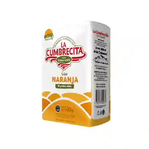 Yerba Mate La Cumbresita Sabor Naranja
