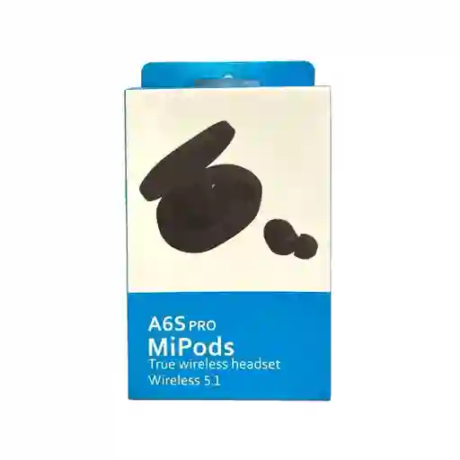 Audífonos Mipods A6s Pro Negros