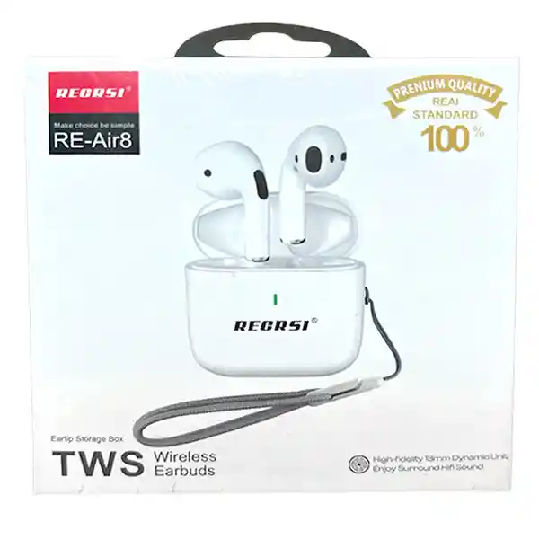 Audifonos Bluethoo Tipo Air8 Regrsi