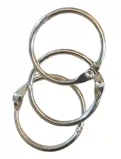 Set Anillos Metalicos Pack 3und 3cms