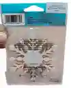 Ek Success Copo De Nieve Ornamento De Madera Adhesivo