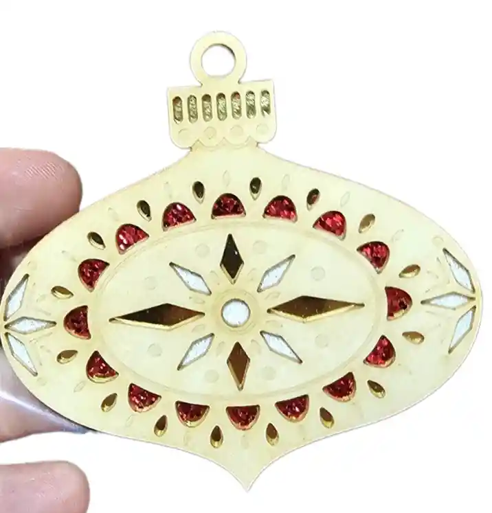 Ek Success Ornamento De Madera Adhesivo