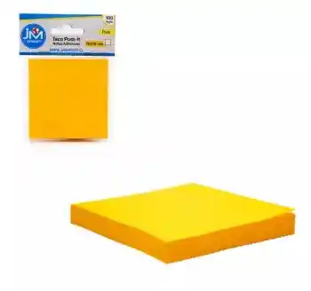 Notas Adhesivas 76x76 Mm 100 Hojas Naranja Flúor Jm