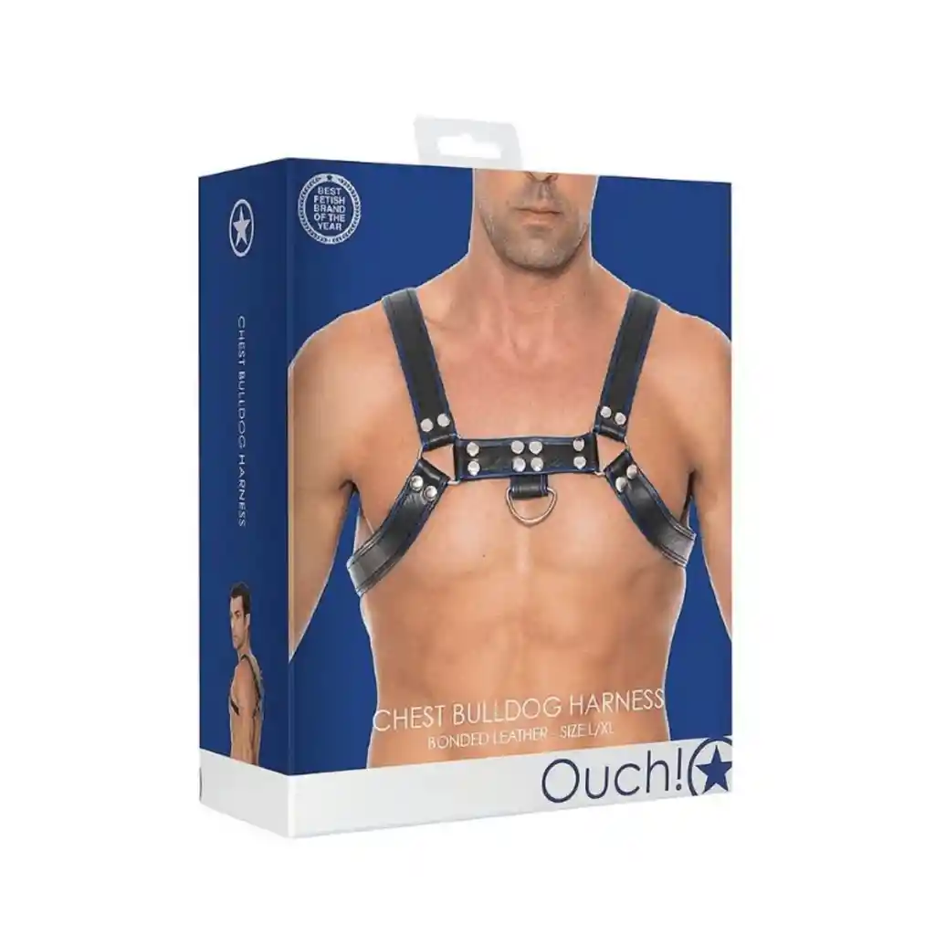 Arnés De Pecho Bulldog - Azul S / M