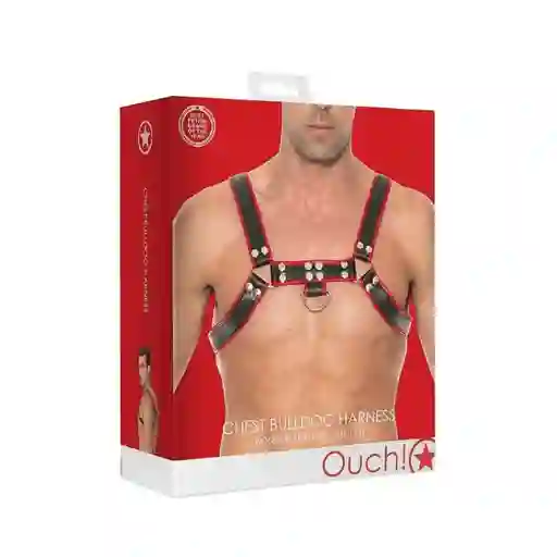 Arnés De Pecho Bulldog - Rojo L / Xl