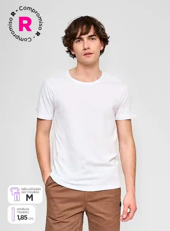 Polera Mc Crew Inx Ttemp Blanc L