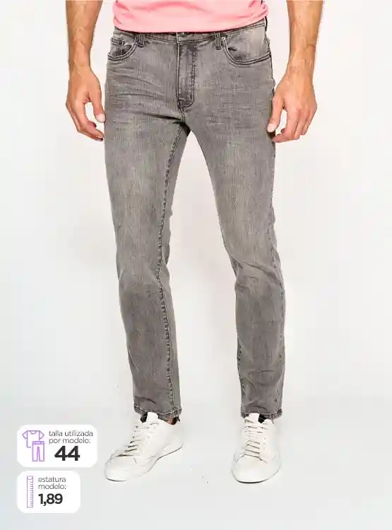 Jeans Jimmy Skn Rlw Noos Gris 46