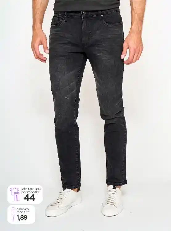 Jeans Jimmy Skn Rlw Noos Negro 42