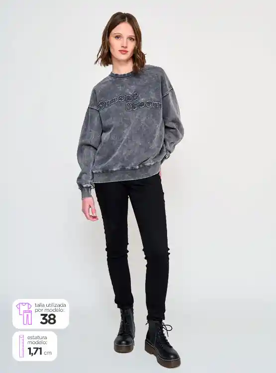 Jeans Bas Tyra Inx Ess Tt Negro 40