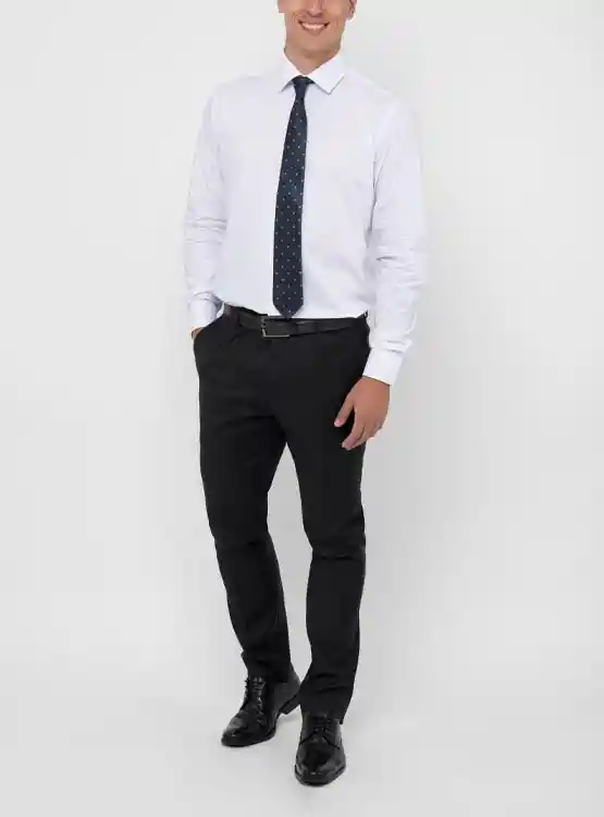 Camisa Arrow Ml Bl S/b 3425 3b Blanco 16.5