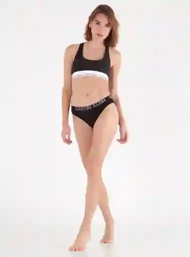 Tanga Ck Ultimate Cotton Qd3637 Negro M.