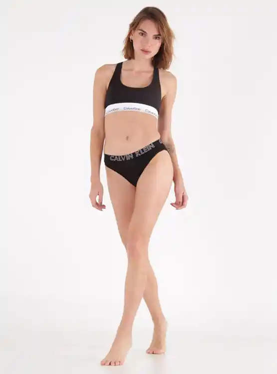 Tanga Ck Ultimate Cotton Qd3637 Negro M.