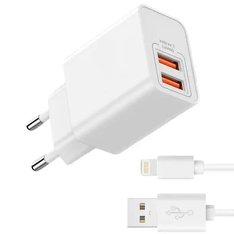 Kit De Carga Rápida Iphone Ipad Ipod