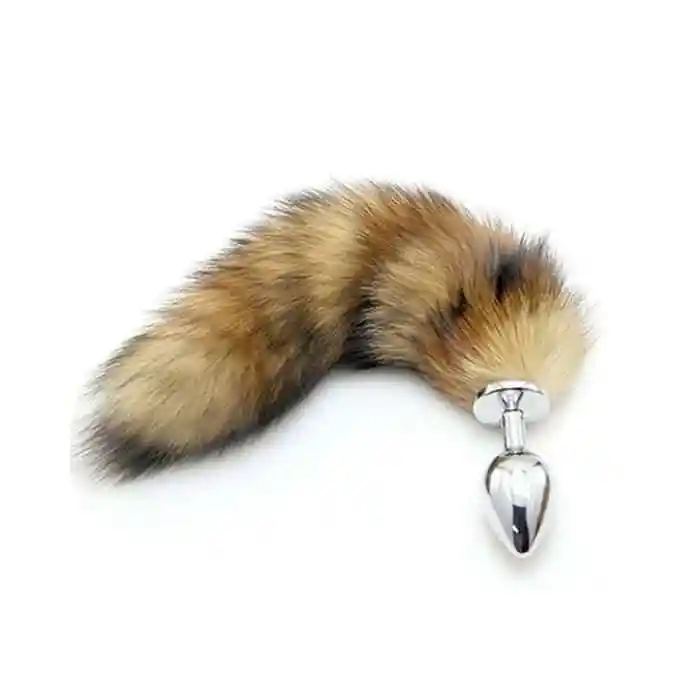 Plug Anal Cola De Zorro Pequeña