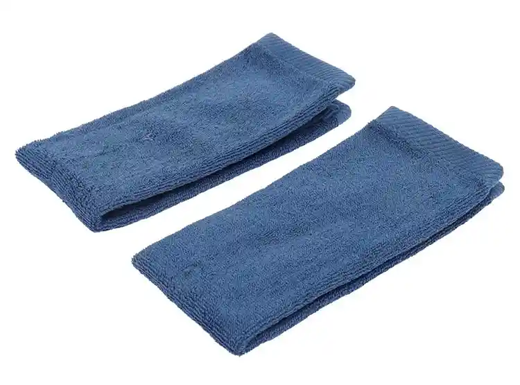 Set De Bano 2 Toallas Visita Azul.