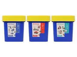 Balde Bloques Surt Poli/pirat/bomb