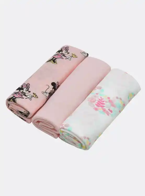 Tutos X 3 Minnie Rosado T/u