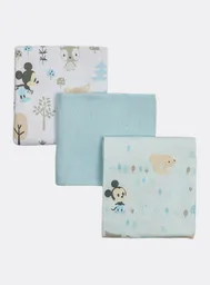 Mantitas X 3 Mickey Celeste T/u