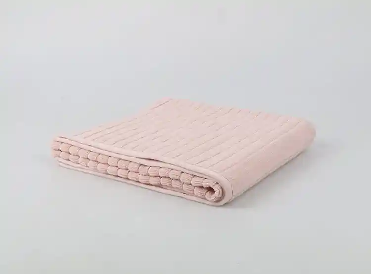 Toalla Bano Jacquard Palo Rosa
