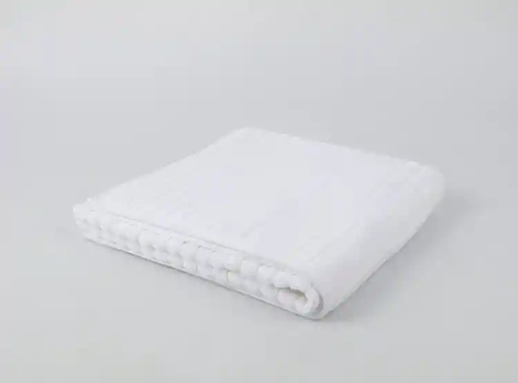 Toalla Bano Jacquard Blanco