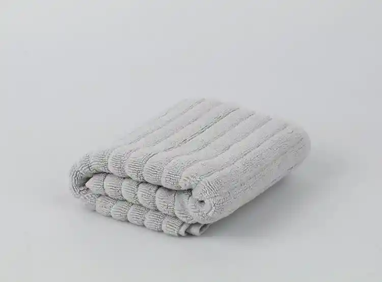 Toalla Mano Jacquard Gris