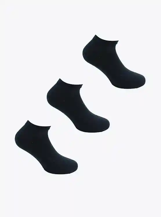 Tripack Alg Liso Paleta Colore Negro Tu