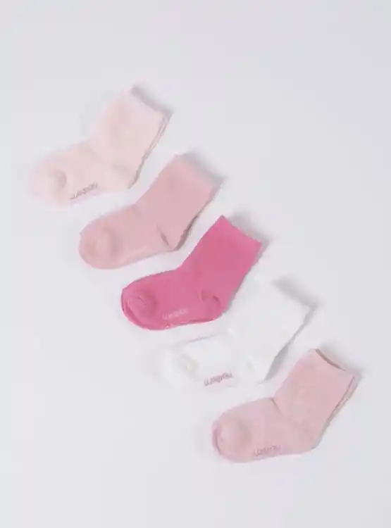 Calcetines 5pcs Bhvt Es Tt Rosa 6/12