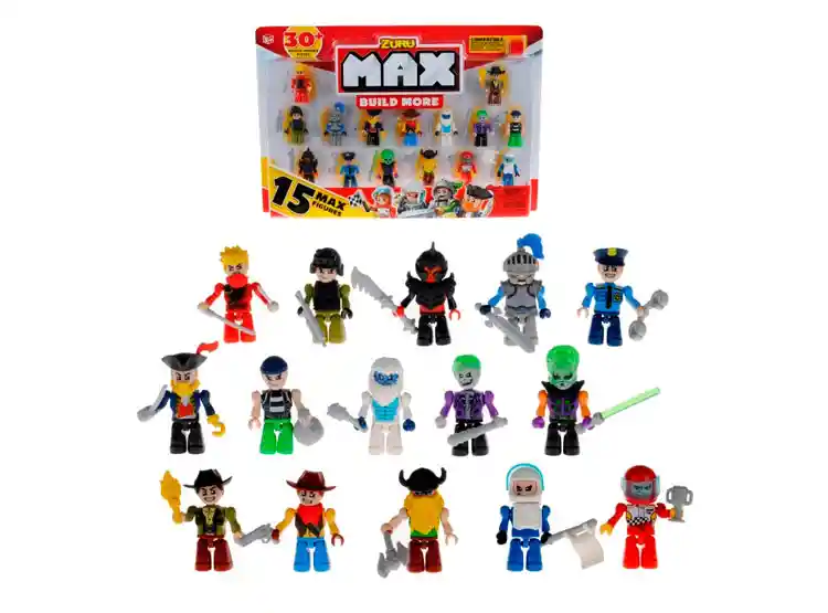 Set 15 Figuras Surtidas Max Build