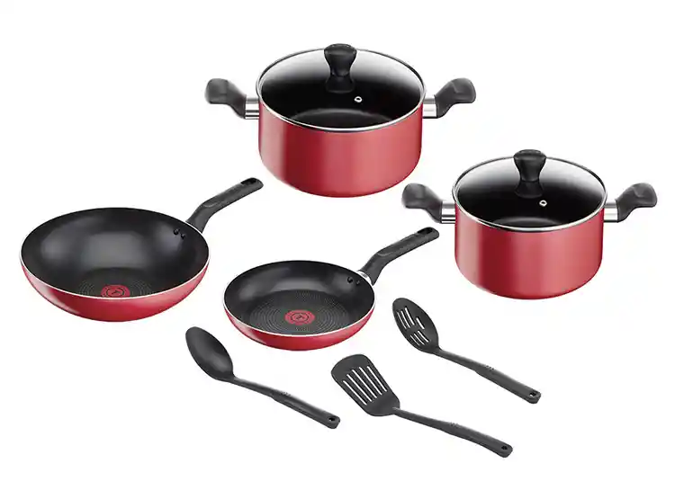 Bateria 9 Piezas Super Cook Red