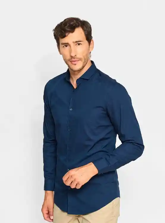 Cam Ml Solid Mqs Ess . Azul 15.5