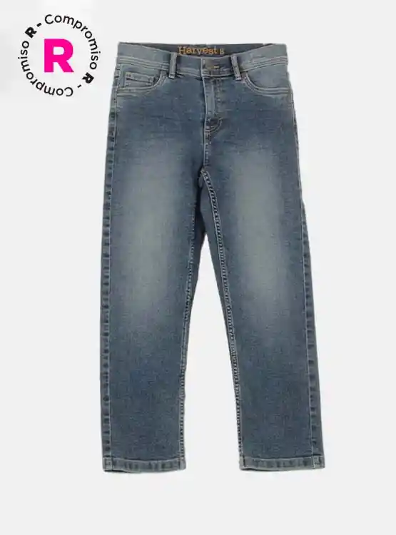 Jeans Basic Hvt Es Tt Azul Oscuro 8