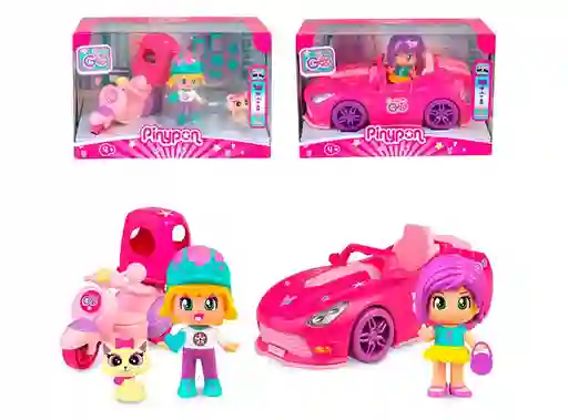 Playset Pinypon Lets Go Vehiculo