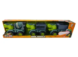 Veh Fwheel Mdino Dinosaur Truck 3pack