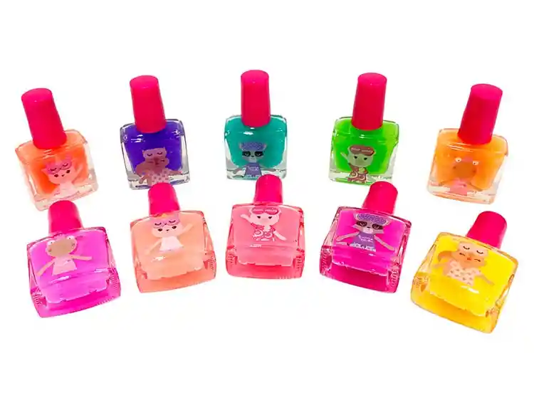 Set 10 Esmalte Brilla En Oscuridad