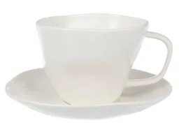 Taza C/plato Te Irreg Blanco Art