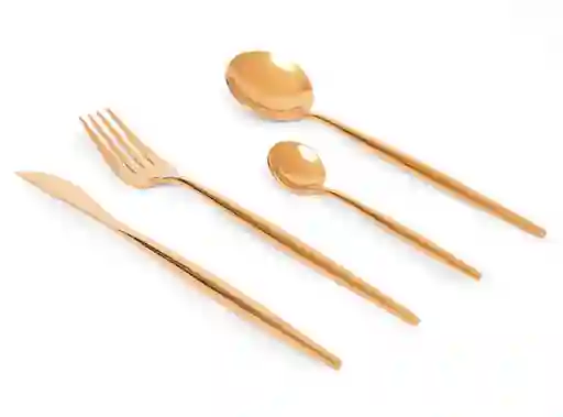 Setx24 Cuberteria Dorada