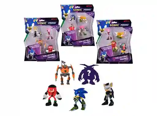 Pack 5 Figuras Sonic De 7 Cms