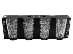 Set4 Vasos Chile Coll. Glasso
