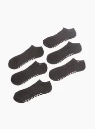 6pk Calcetines Ck Cvm221ns01 Tt Negro T/u