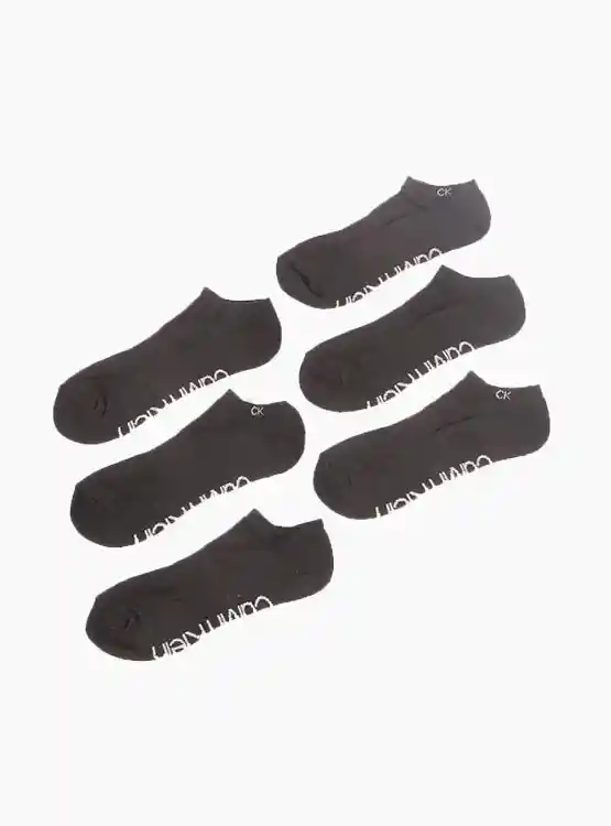6pk Calcetines Ck Cvm221ns01 Tt Negro T/u