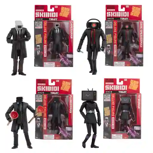 Skibidi Toilet Figuras Deluxe