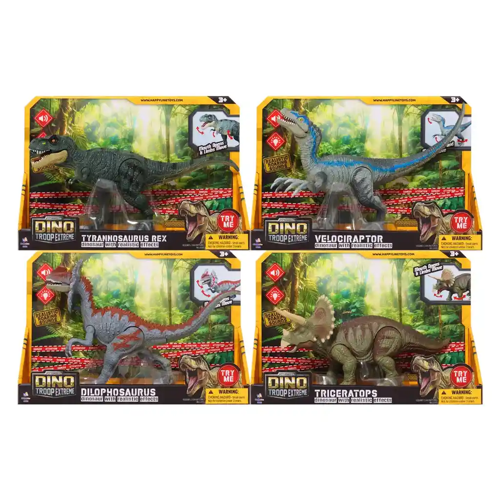 Dinosaurio Luz Y Sonido Asst Prime