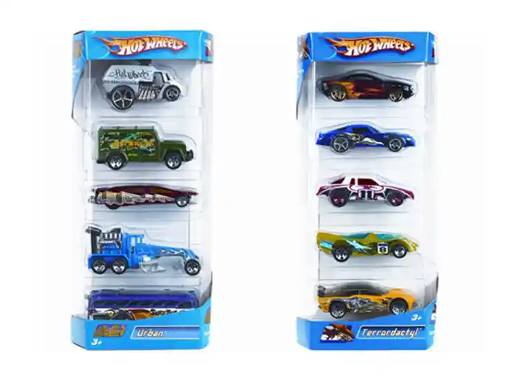 Pack Hot Wheels 5 Autos Surtido