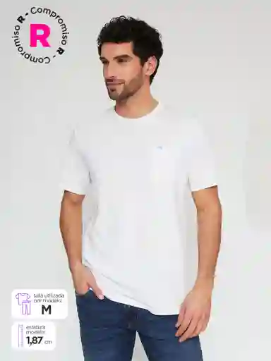 Pol Mc Cn Bas Rgt Ss25 Blanc Xl