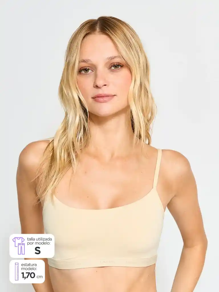 Bralette Ck Qf6757 Tt Hueso M