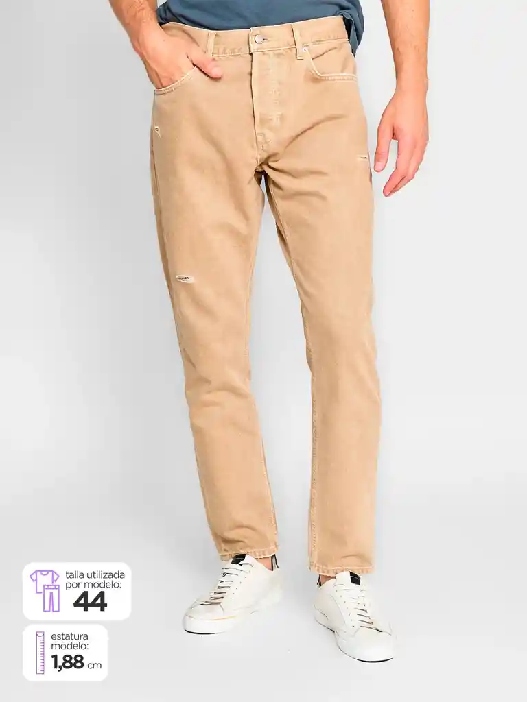 Denim Pants Pm2079700 Ppj Eur Fw 25 Beige 34