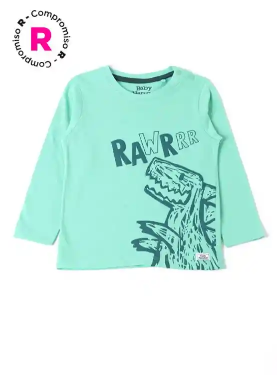 Polera Ml Puff B Bhvt Es I25 Verde 12/18